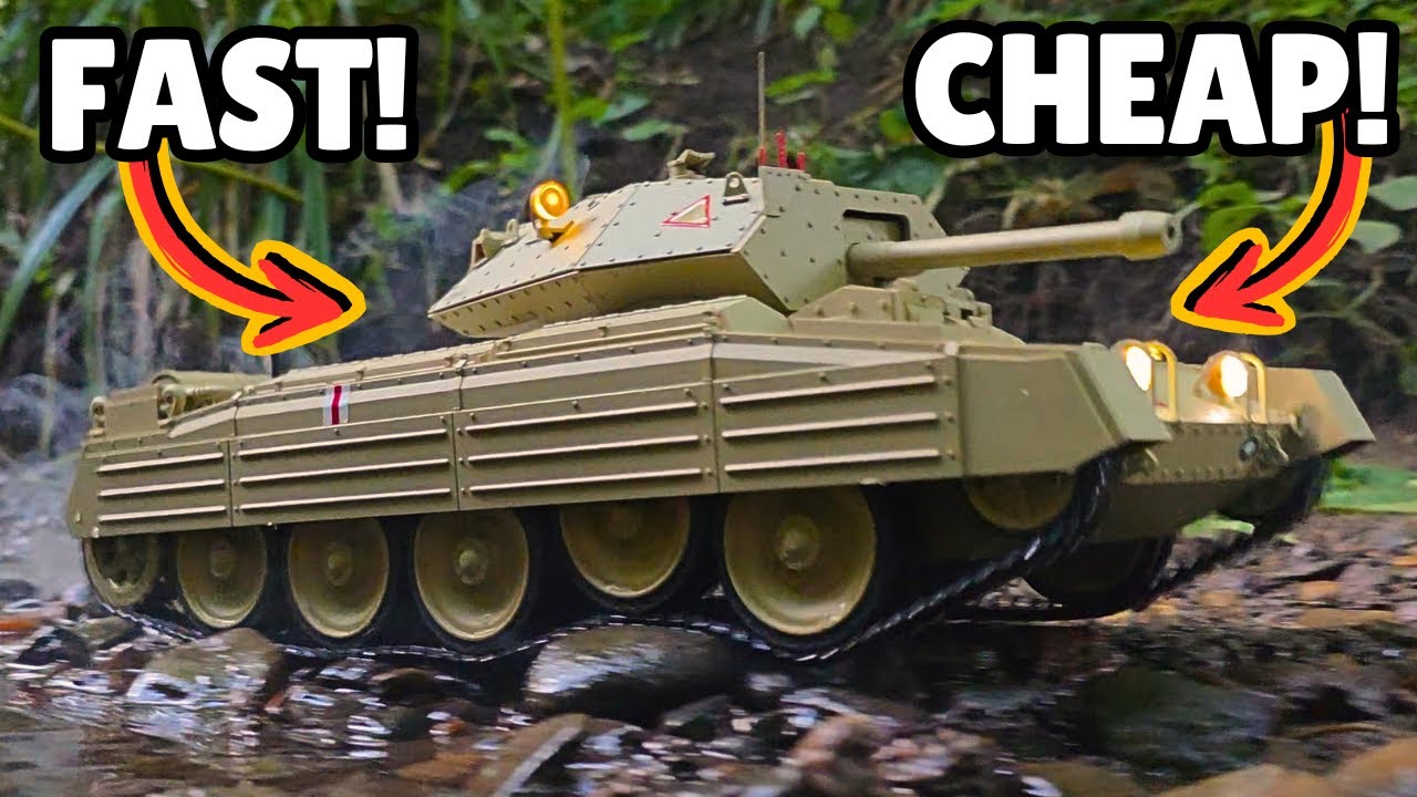 CHEAP Fast RC Tank with Sound, Smoke & Lights!
