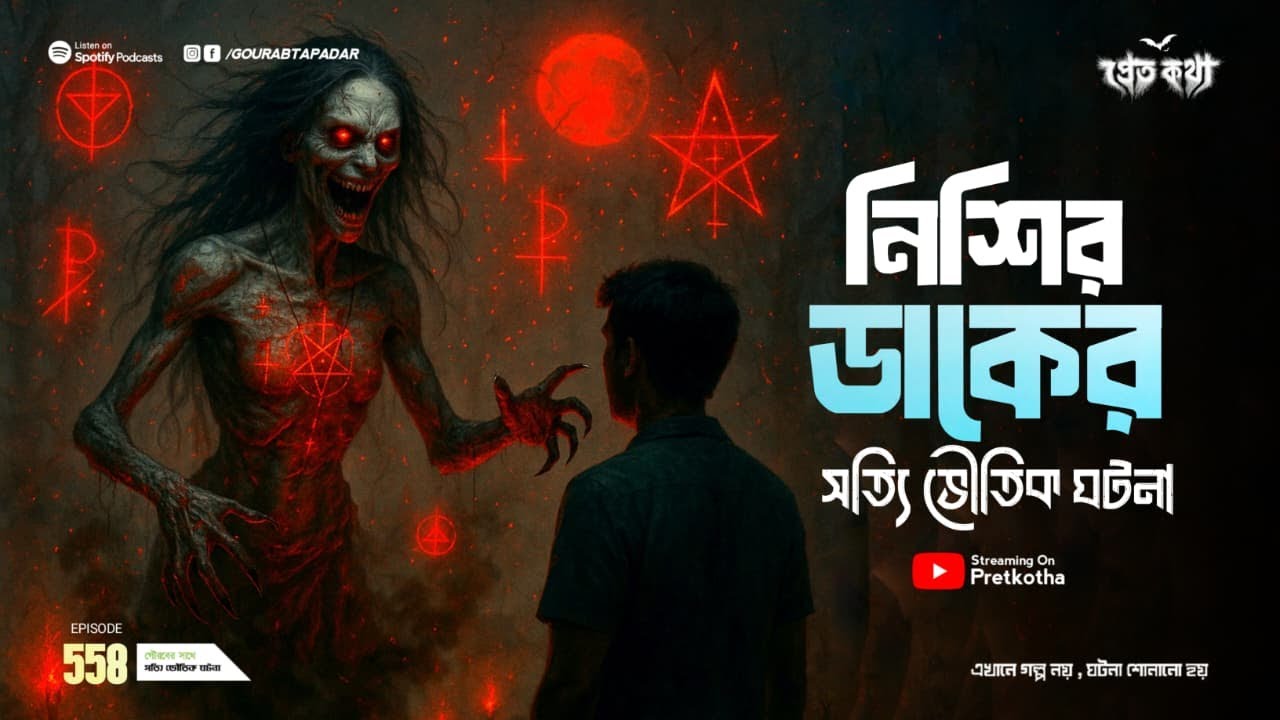 নিশির ডাকের সত্যি ভৌতিক&nbsp;ঘটনা | ‪@Pretkotha Episode 558 | True Horror Story