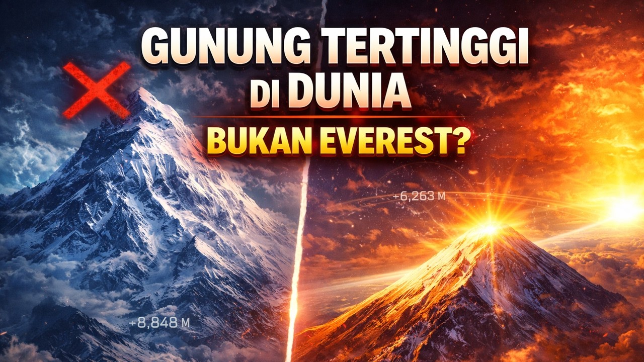 Gunung Tertinggi di Dunia… Bukan Everest? #GunungTertinggi #Chimborazo #FaktaUnik #BiarTauKelen