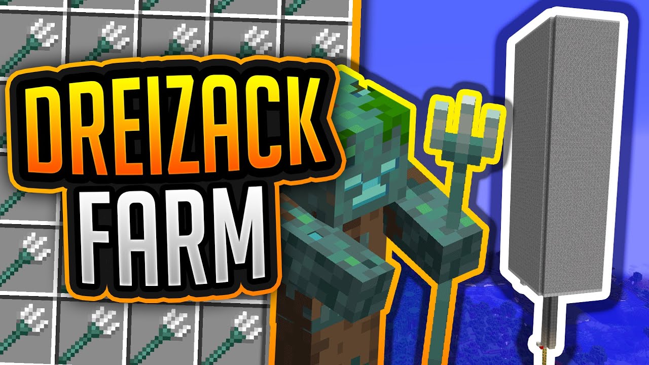 Dreizack Farm (Tutorial) ✨ Minecraft 1.21