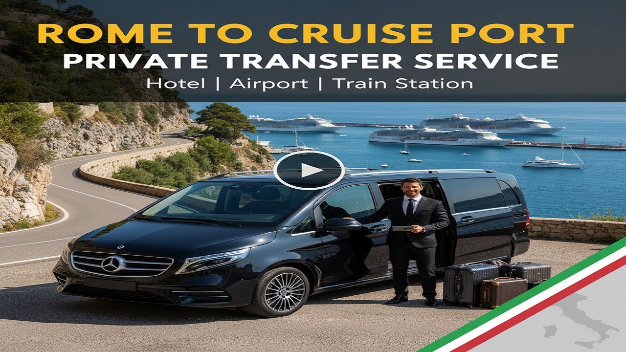Rome to Civitavecchia Port Transfer: Private Driver Service | Hotel, Airport & Train Station