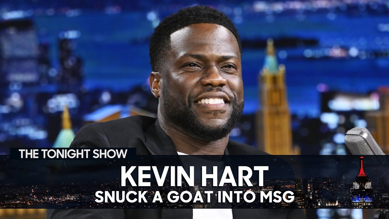 Kevin Hart Snuck a Goat into Madison Square Garden to Give to Chris Rock | The Tonight Show