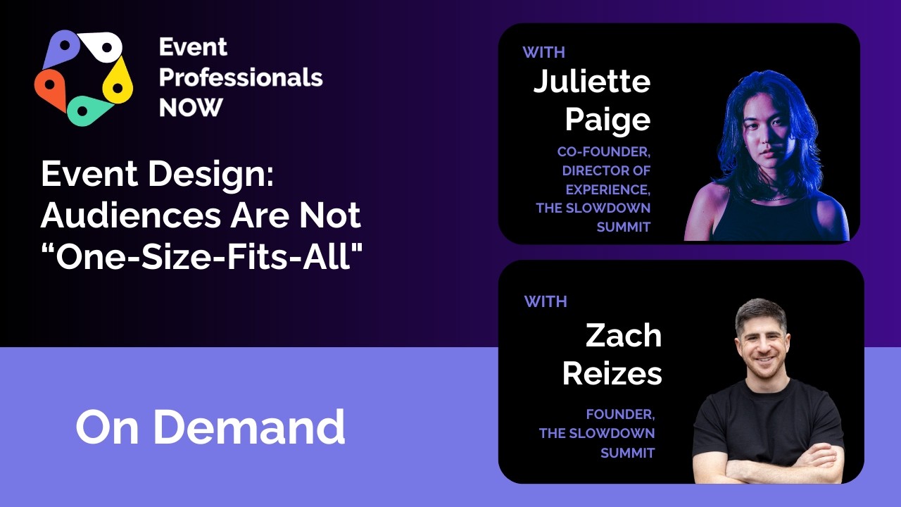 EPNow 2026 - Event Design: Audiences Are Not 