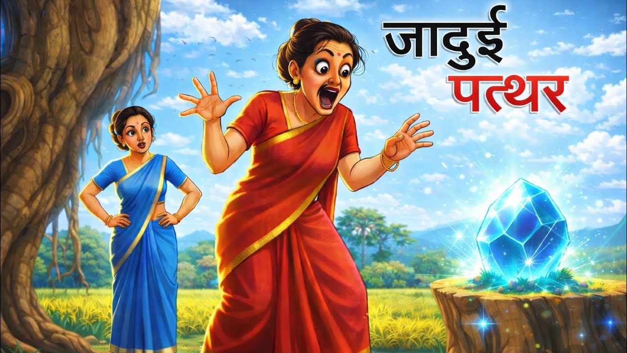 जादुई औरत और वो पत्थर || हिंदी कहानी || moralstory || magical story 