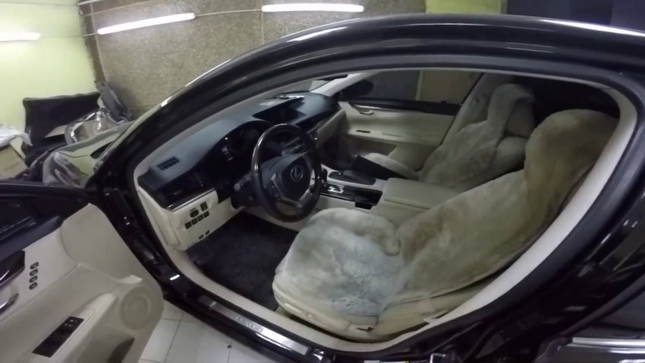 Lexus ES 250, установка акустики и усилителя со встроенным процессором