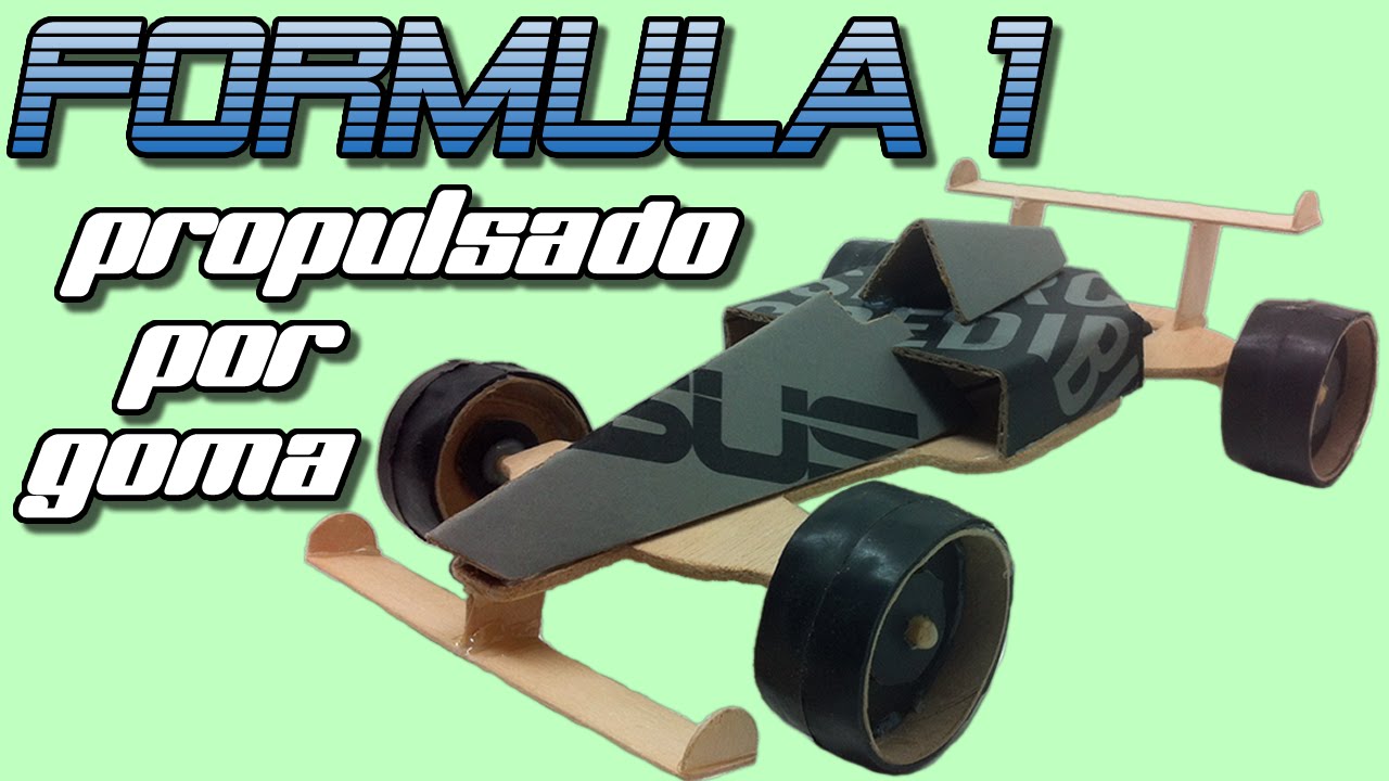 Fórmula 1 propulsado por goma o bandita elástica, cómo se hace | Te Digo Cómo