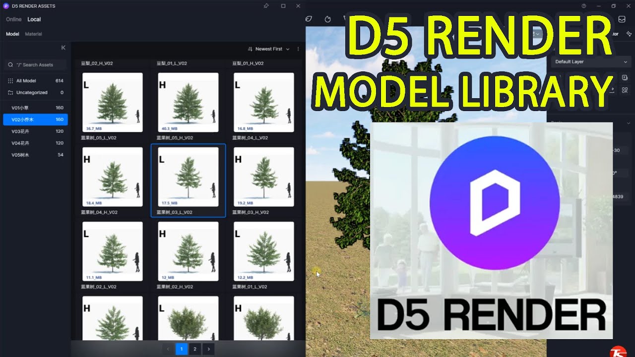 Tutorial Instalasi Asset D5 Render