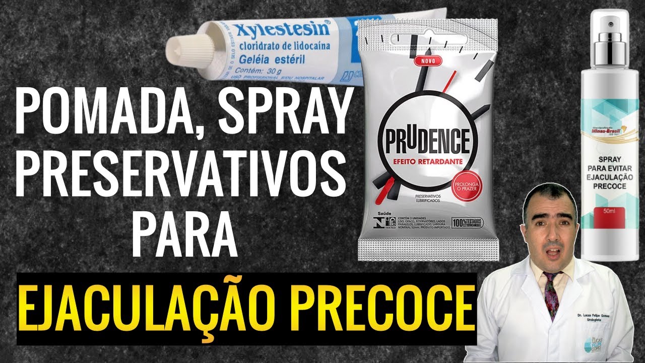 EJACULAÇÃO PRECOCE tratamento com produtos aplicados no pênis