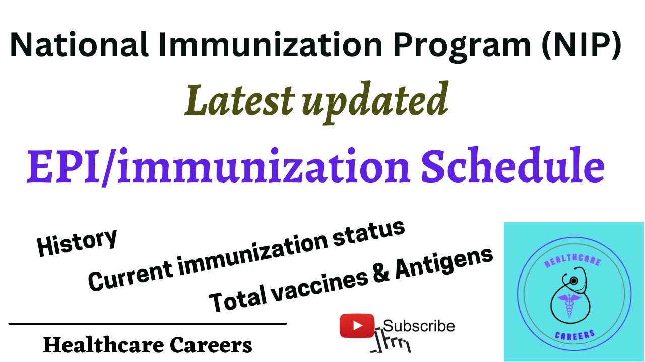 National Immunization Program (NIP) - Updated New Schedule