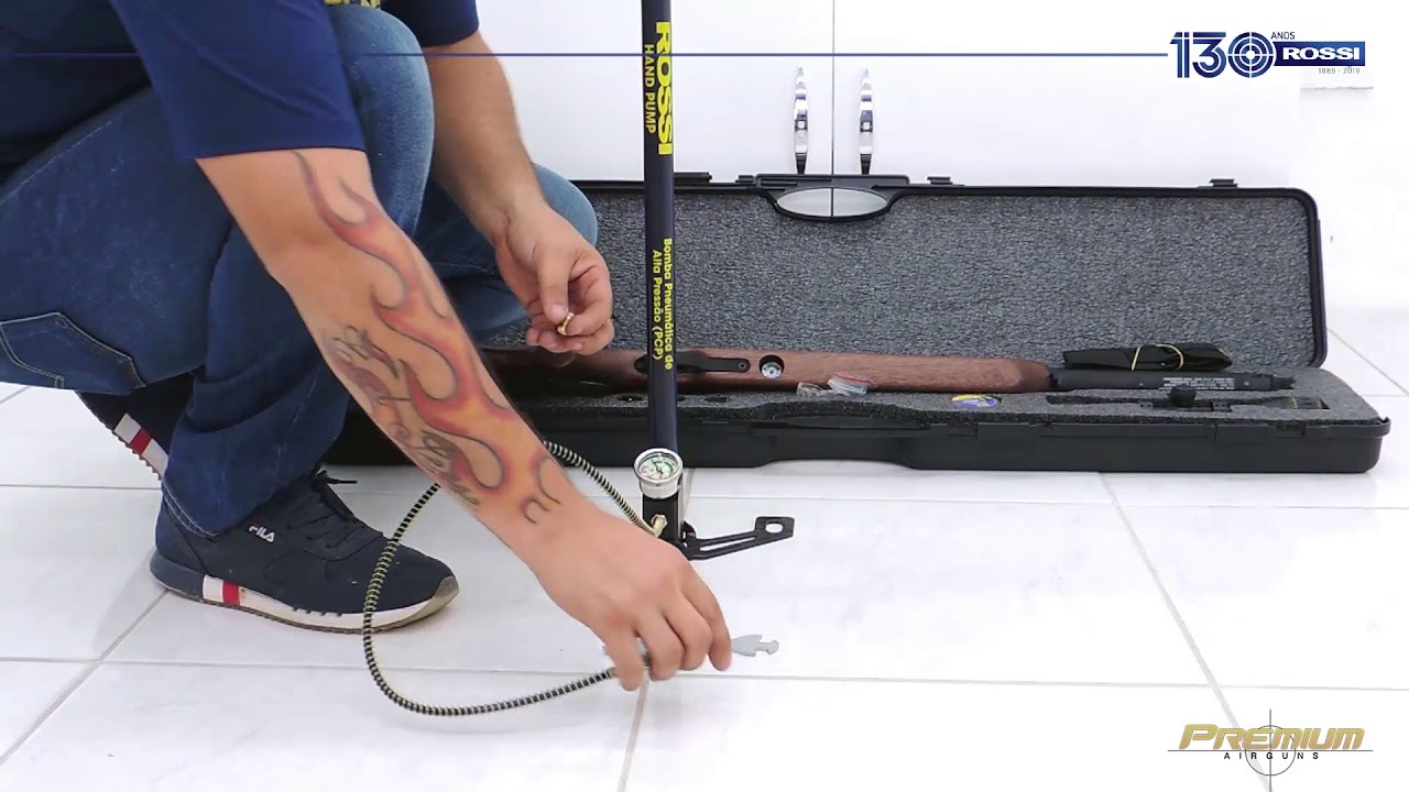 Saiba como carregar sua Carabina de pressão PCP Rossi R8