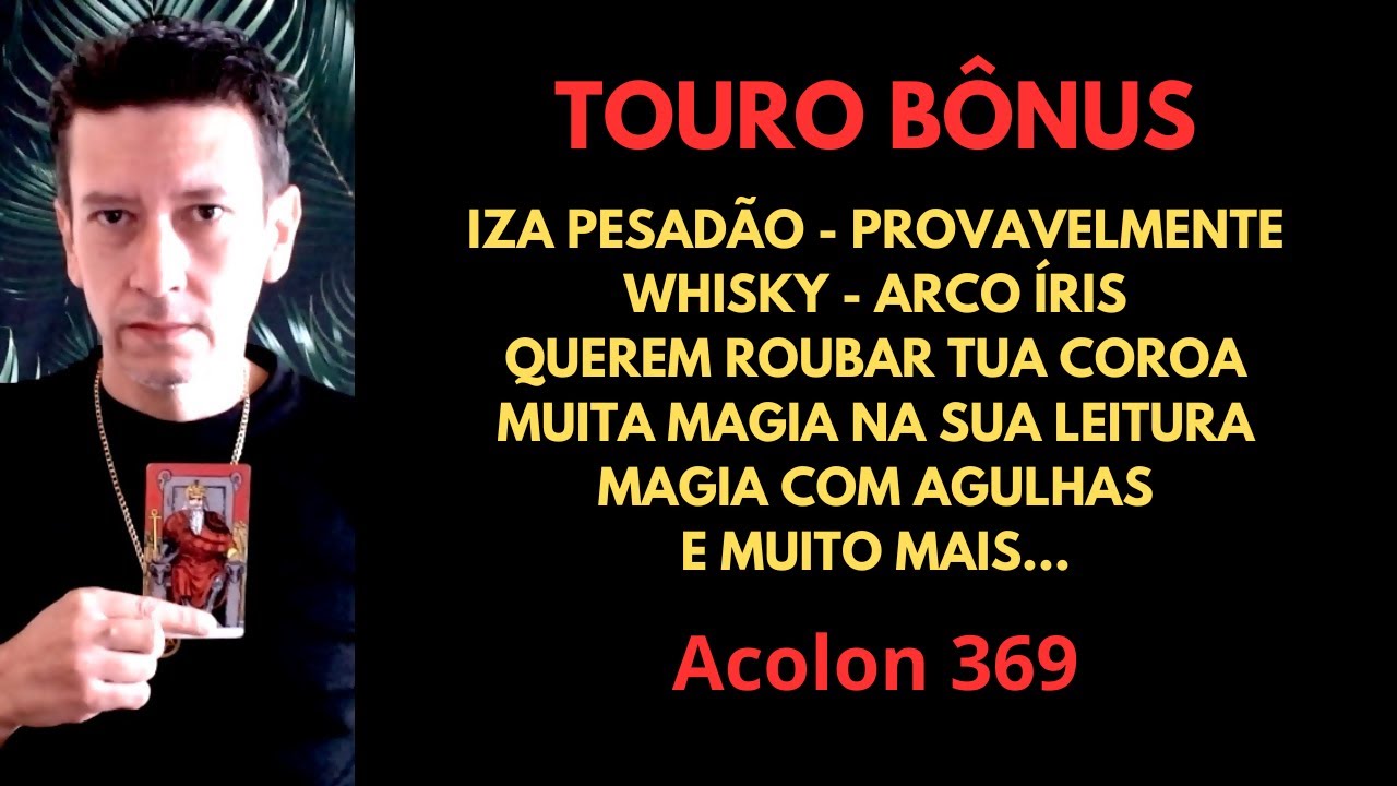 Touro Bônus - Iza Pesadão, Magia com agulhas #tarot #baralhocigano #touro #signodetouro #magia #exu