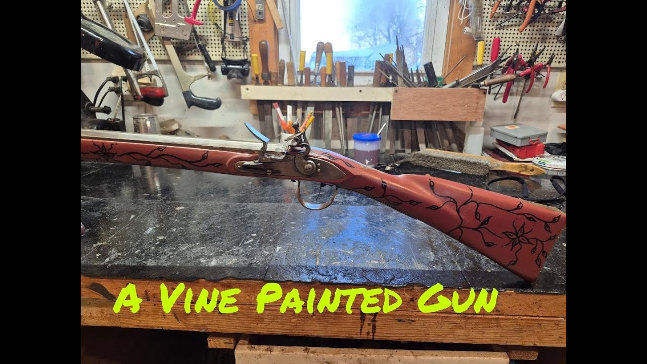 A Vine Painted Trade Gun