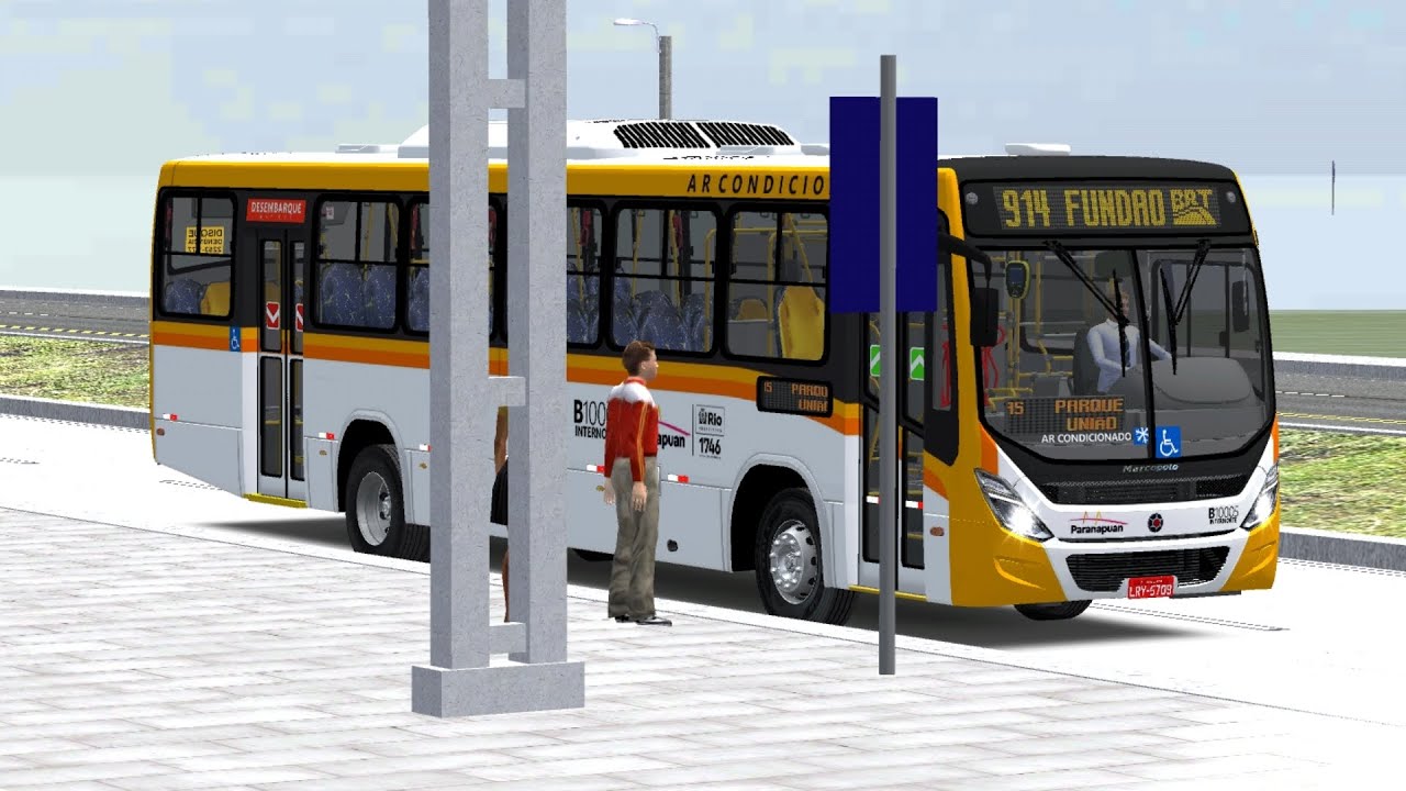 🟠[PROTON BUS] Marcopolo New Torino OF-1721 Mercedes-Benz Padrão Paranapuan + Mapa Zona Norte 🟠