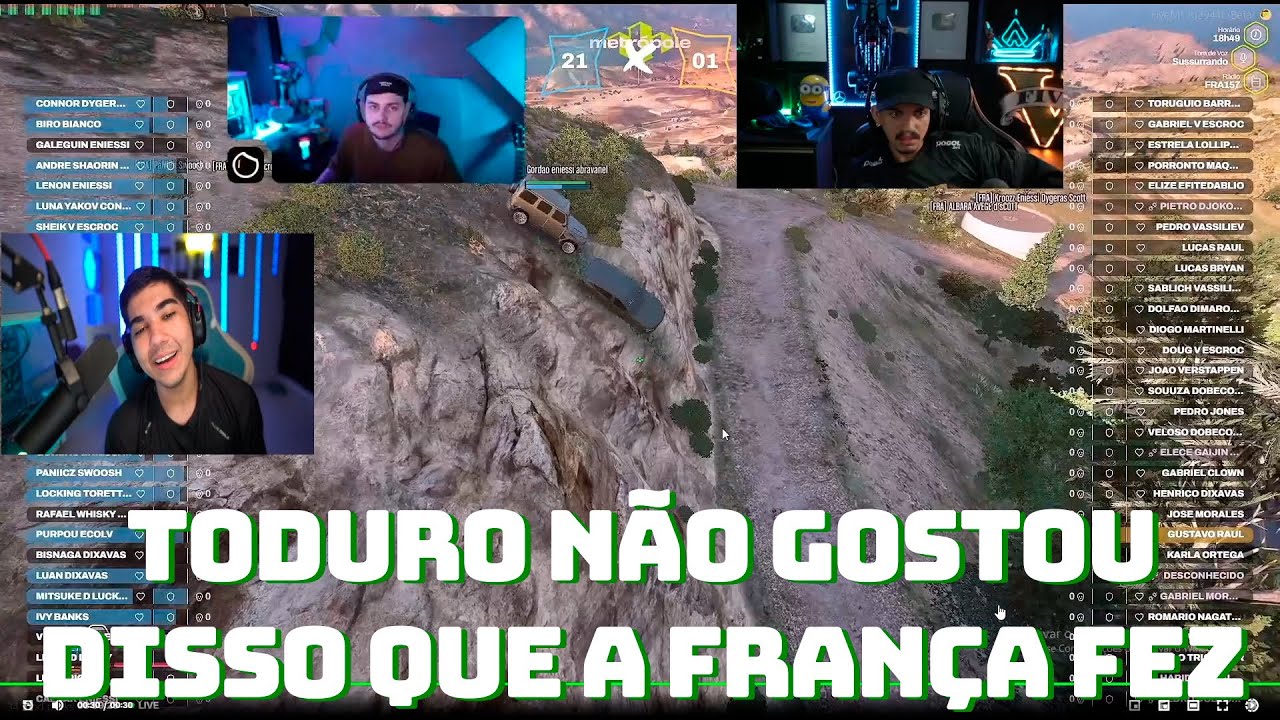 OVOTZ REAGINDO AO TODURO NÃO GOSTOU DISSO QUE A FRANÇA FEZ!!!