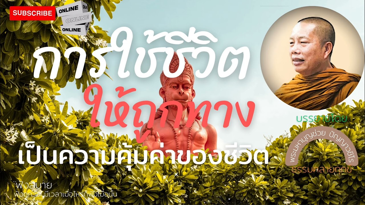 EP.29ธรรมคลายทุกข์/การใช้ชีวิตให้ถูกทาง/เป็นความคุ้มค่าของชีวิต#พระมหาบุญช่วย ปัญญาวชิโร