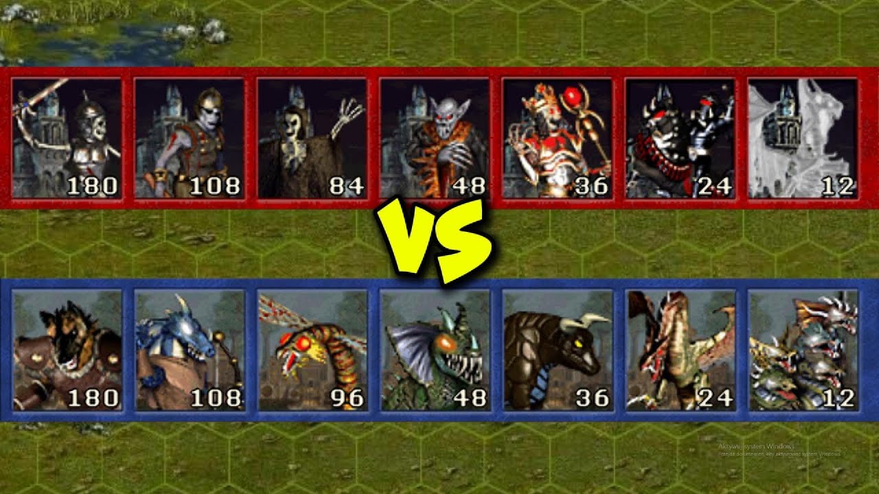 Necropolis vs Fortress #heroes3 #games #gaming #gameplay #battle