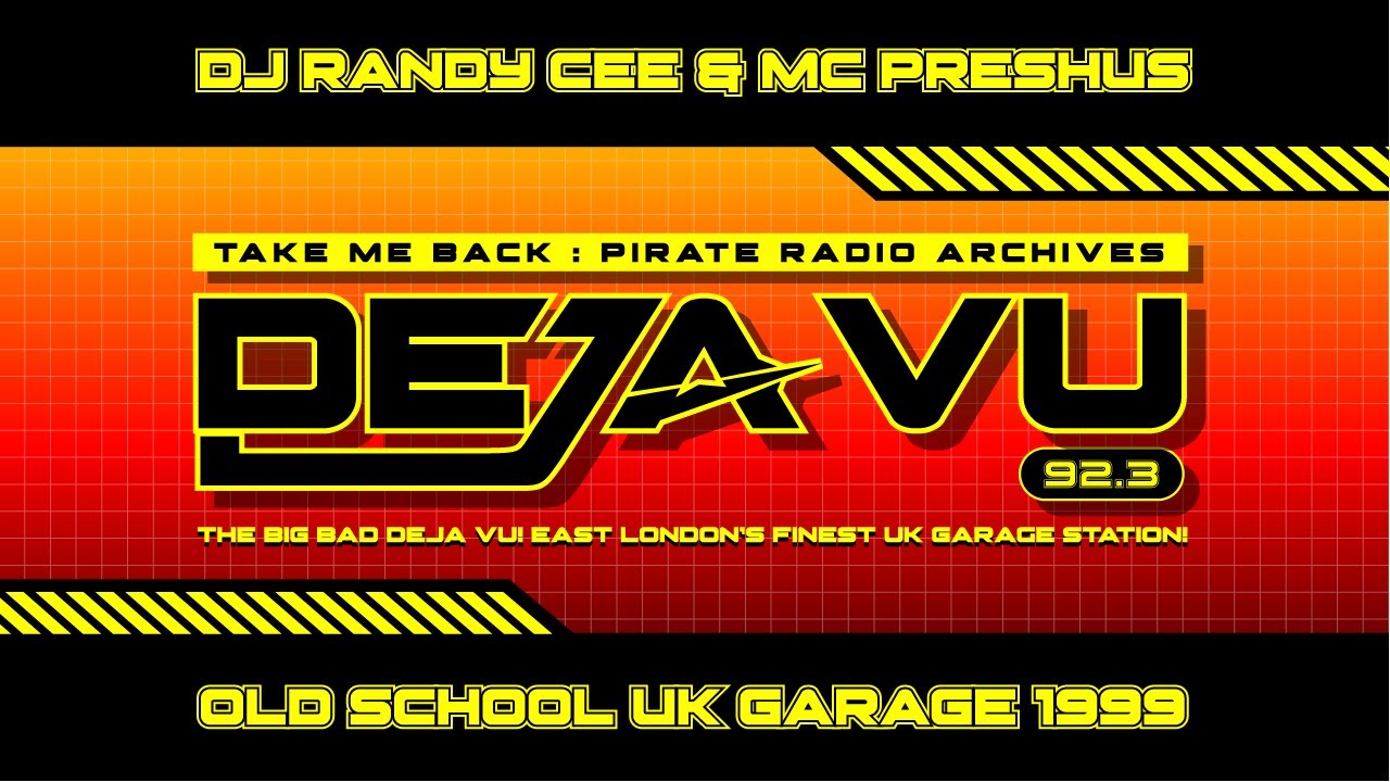 DJ Randy Cee & MC Preshus | Old School UK Garage 1999 | Deja Vu FM 92.3 (London Pirate Radio)