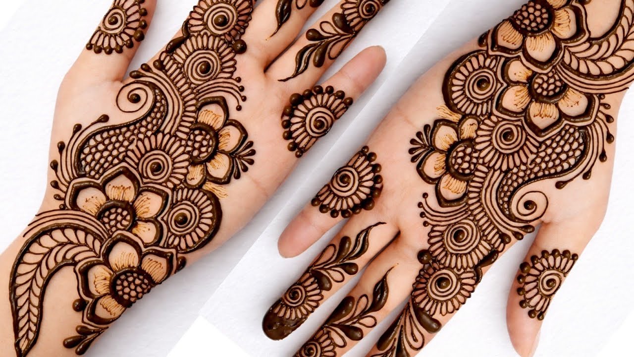 Very Easy Beautiful Mehndi design | Front hand Mehndi design | Mehandi design | Mehndi designs