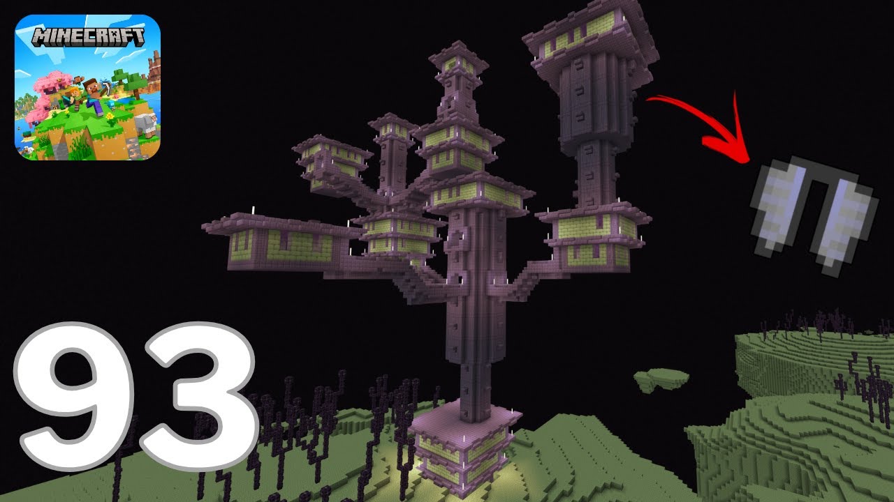 Looting Rare Items from the End City Minecraft survival