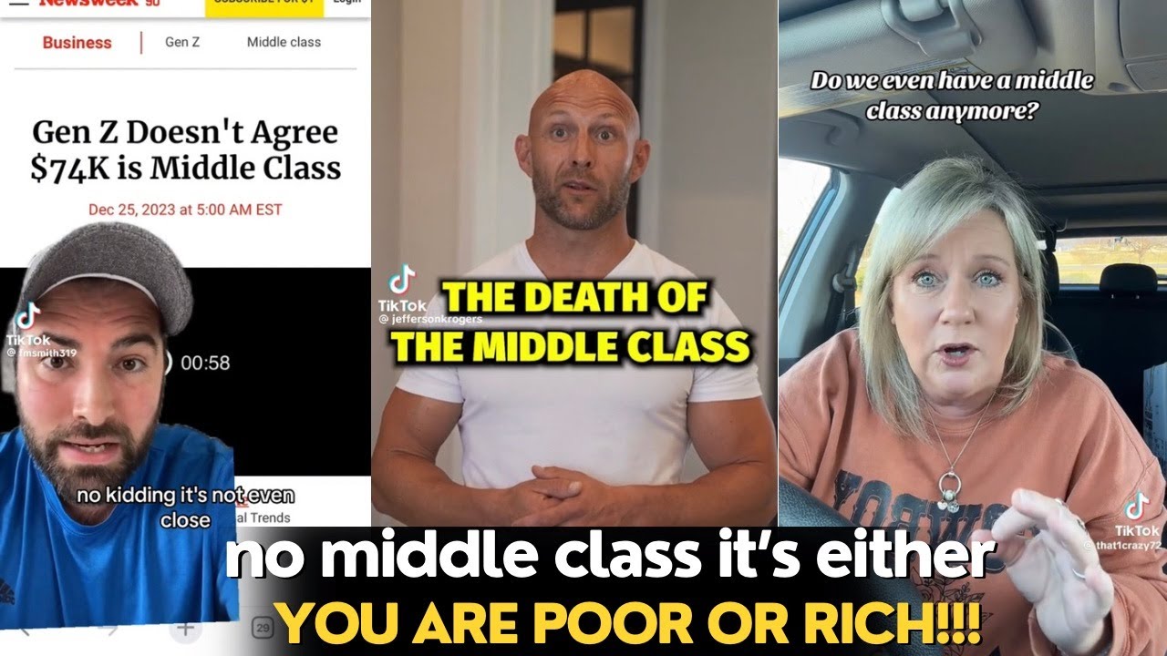 The Death Of The Middle Class During Inflation It’s Poor Or Rich |Tiktok Rants On Cost Of Living