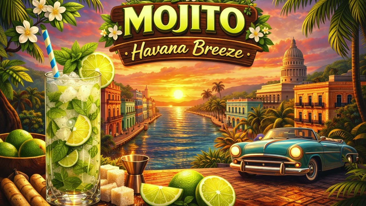 🌿 MOJITO – HAVANA BREEZE | ISLANDER COCKTAILS SERIES #CubanVibes #MintFresh #TropicalRhythm