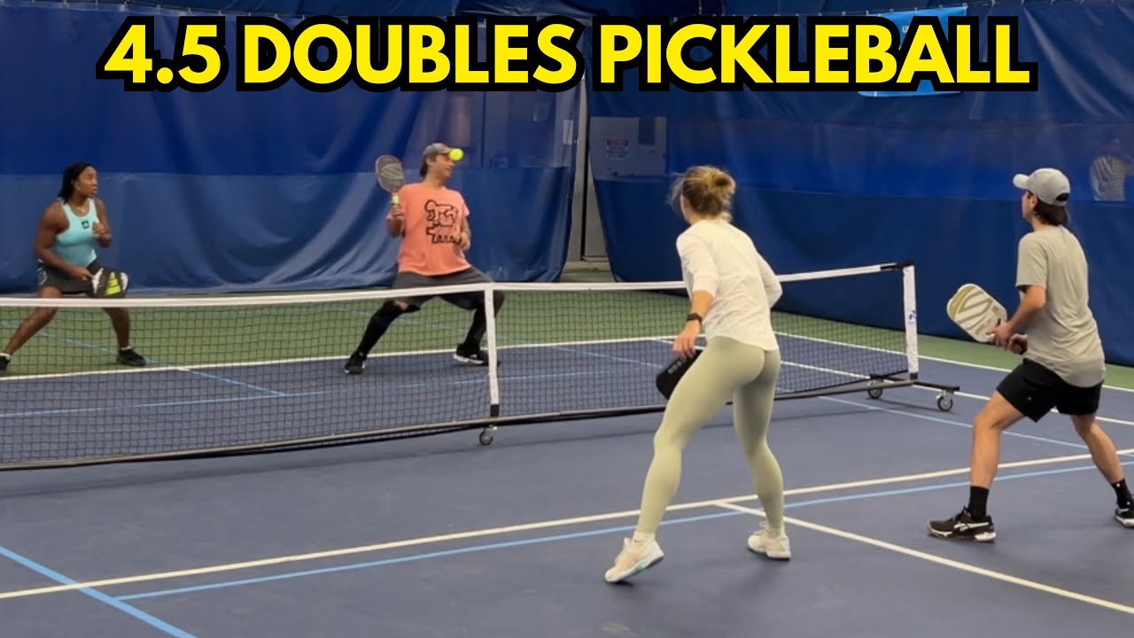 4.5+ Doubles Pickleball | Matt & YoYo vs Taylor & Stone | Challenge Court | Long Beach Tennis Center