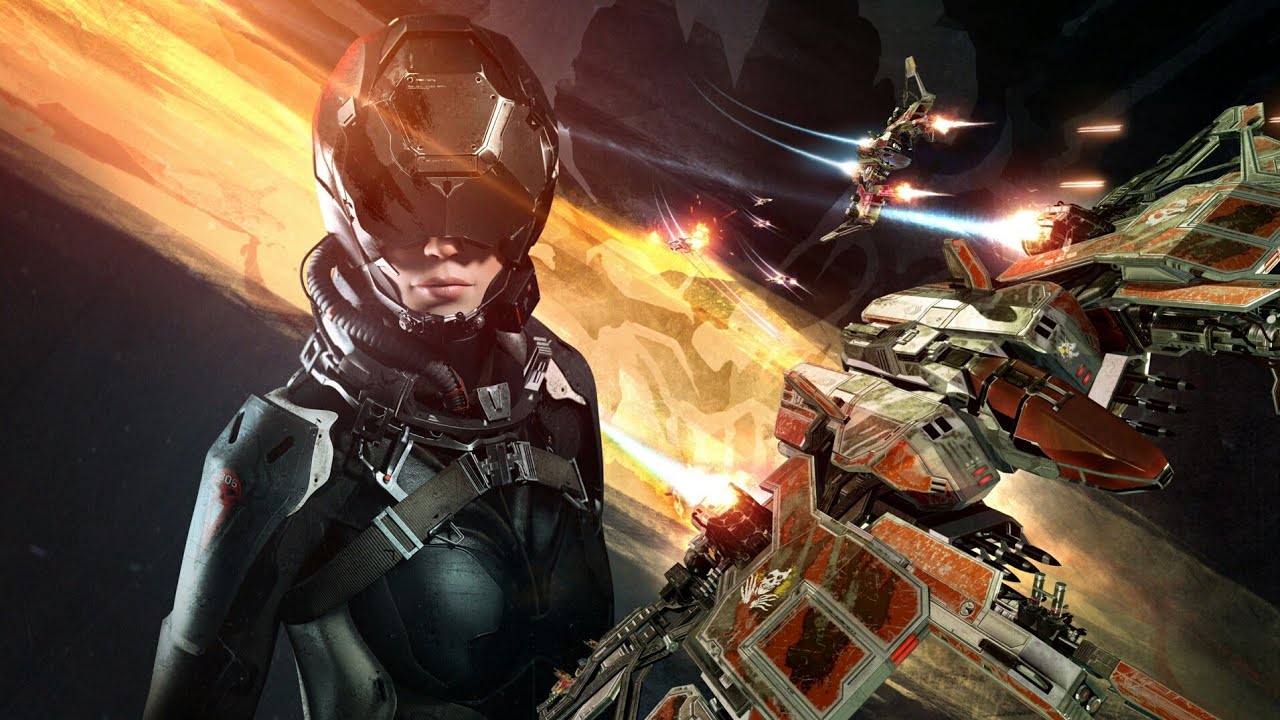 EVE Valkyrie [GMV] / The Crystal Method - Busy Child (Remix) (BreakBeat music video)[UHD][4K]