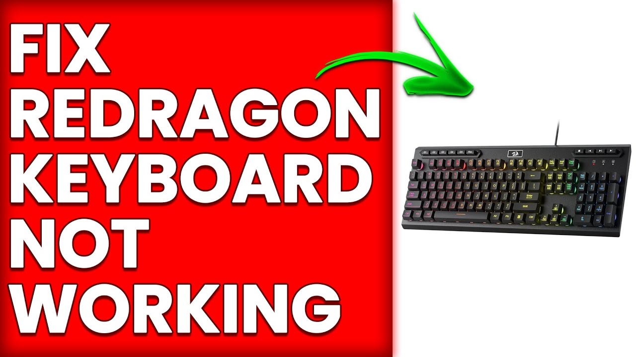 How To Fix Redragon Keyboard Not Working (How To Reset & Solve Redragon Keyboard That Won't Work)
