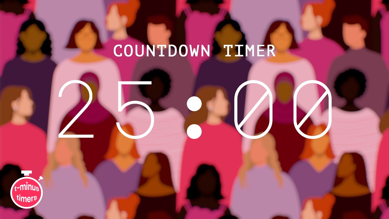 25 Minute Timer ⏳ | 💪 An Empowering Soundtrack for Women’s History Month