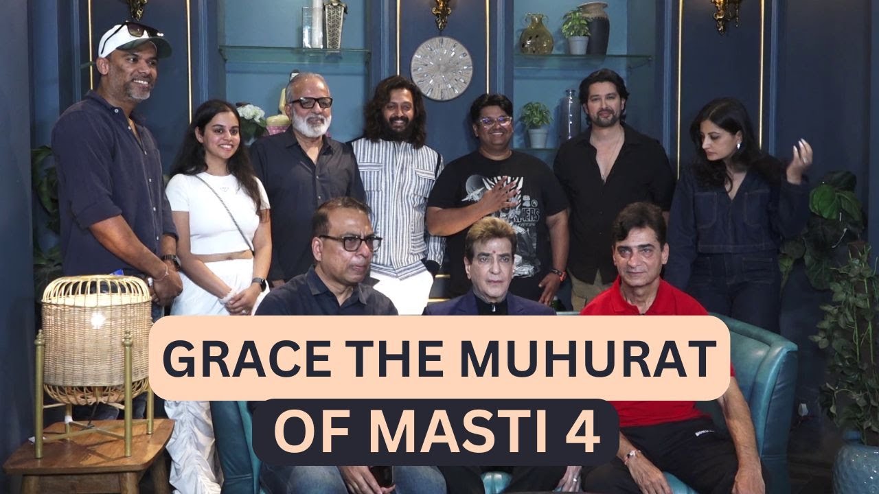 Jitendra, Riteish Deshmukh, Milap Zaveri, Aftab & Other Celebs Grace The Muhurat Of Masti 4