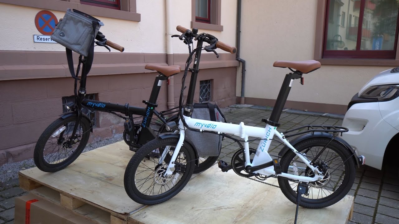 Nur 1.799,- €: Wohnmobil Faltrad mit Zulassung: myvelo Zürich Design E Bike Faltrad 2022. Nur 18kg!