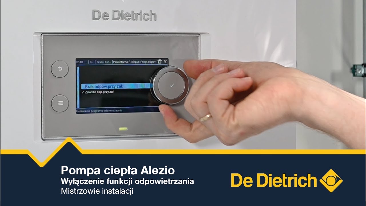 Pompa ciepła Alezio - wyłączenie funkcji odpowietrzania | Mistrzowie Instalacji