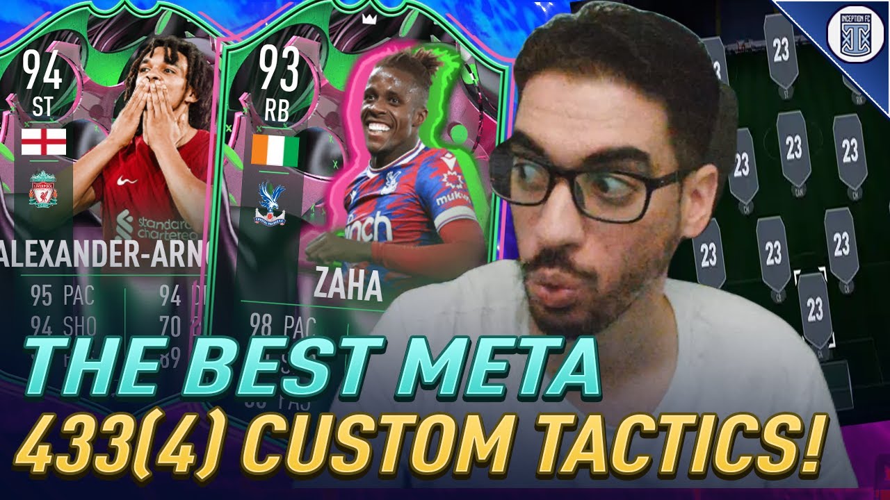 *NO INSTRUCTIONS* META 433(4) FORMATION & CUSTOM TACTICS FIFA 23 ULTIMATE TEAM