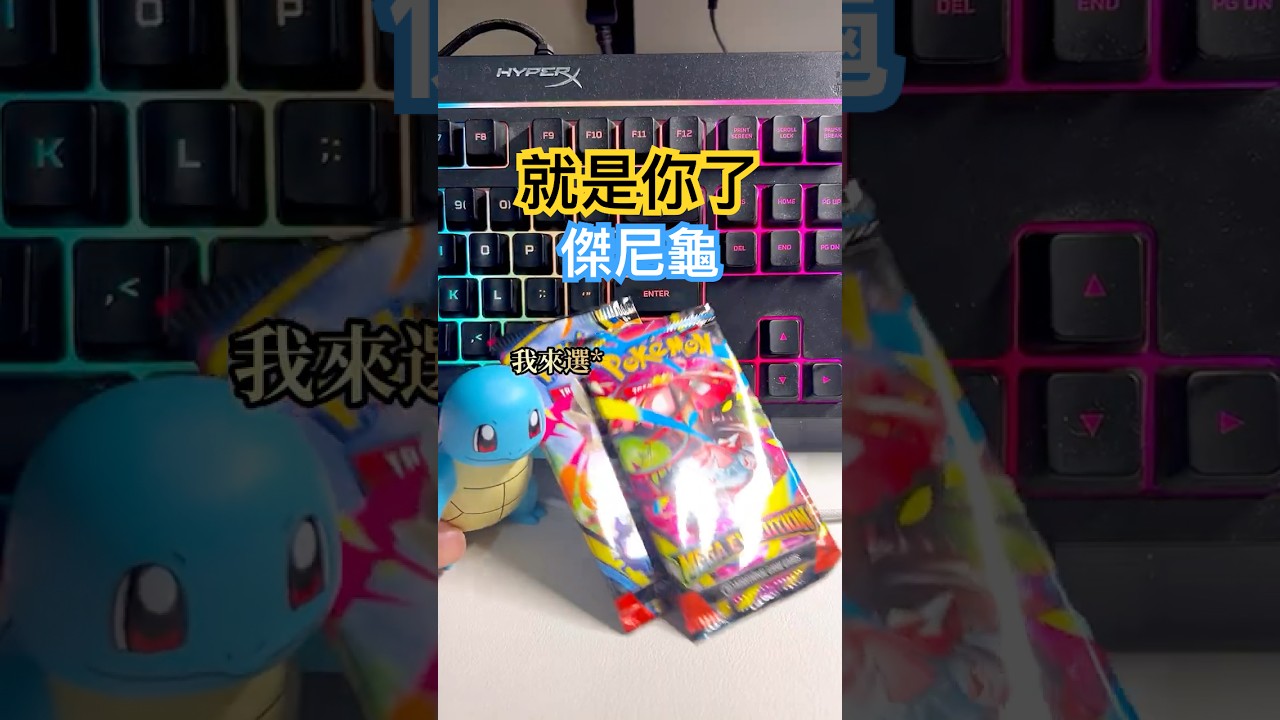 傑尼龜選包: 愛拼才會輸 