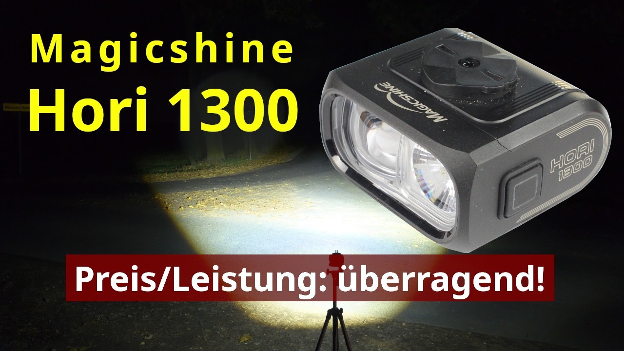 Magicshine Hori 1300 im Test | Fernlicht ist anders als gedacht!