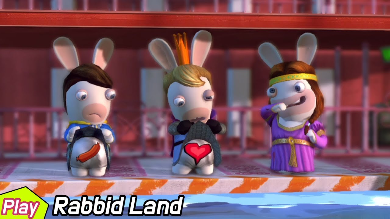 [Wii U] Rabbids Land (2012) - Play movies 010 - Board Game  | AlexGamingTV