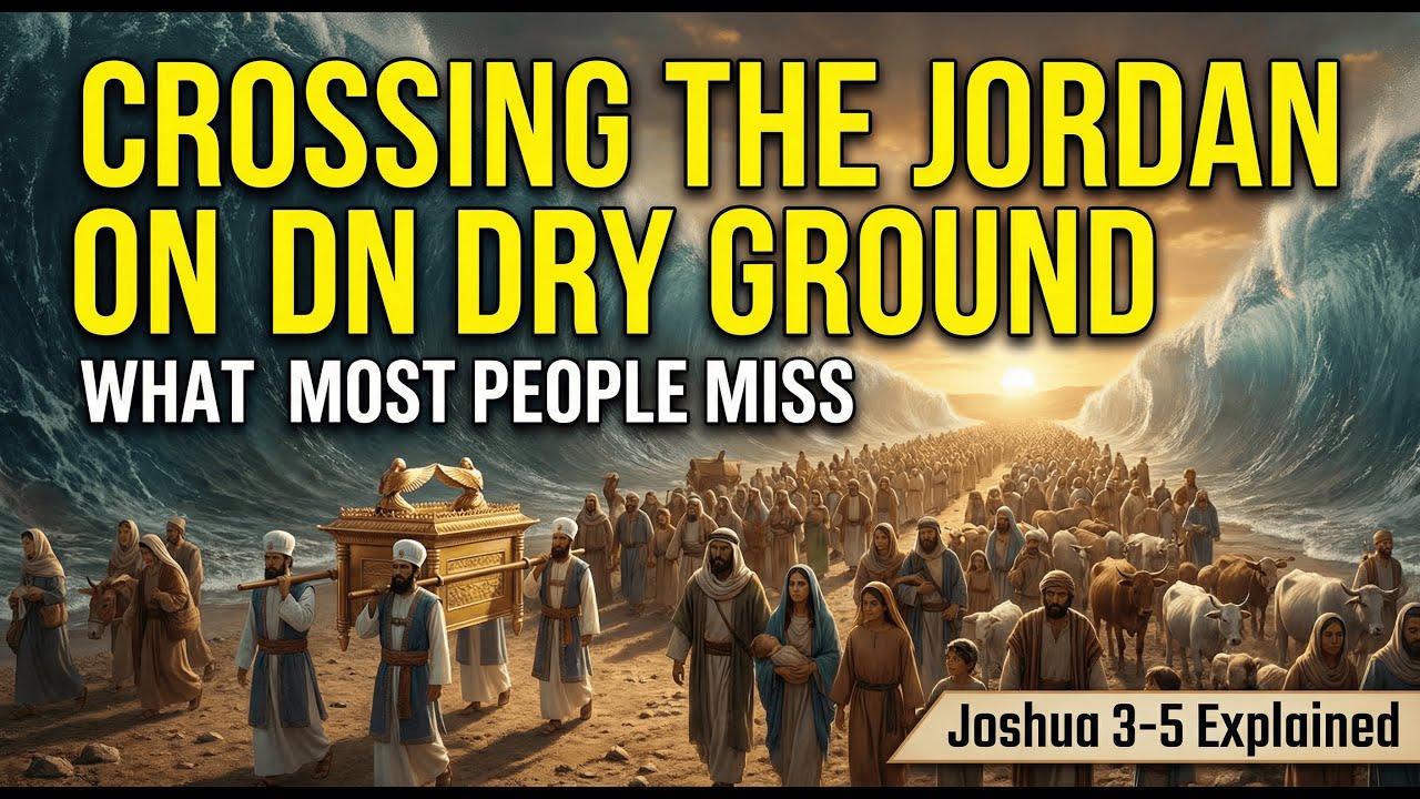 Crossing the Jordan on Dry Ground — What Most People Miss