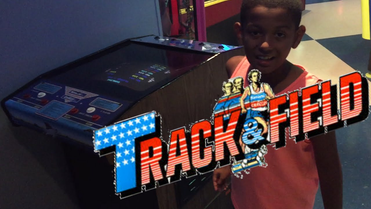 Konami Track & Field Cocktail Arcade Cabinet Gameplay