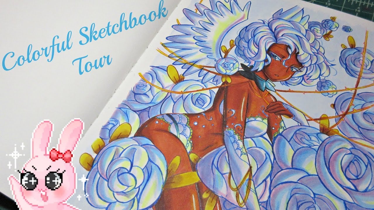 Colorful Sketchbook Tour