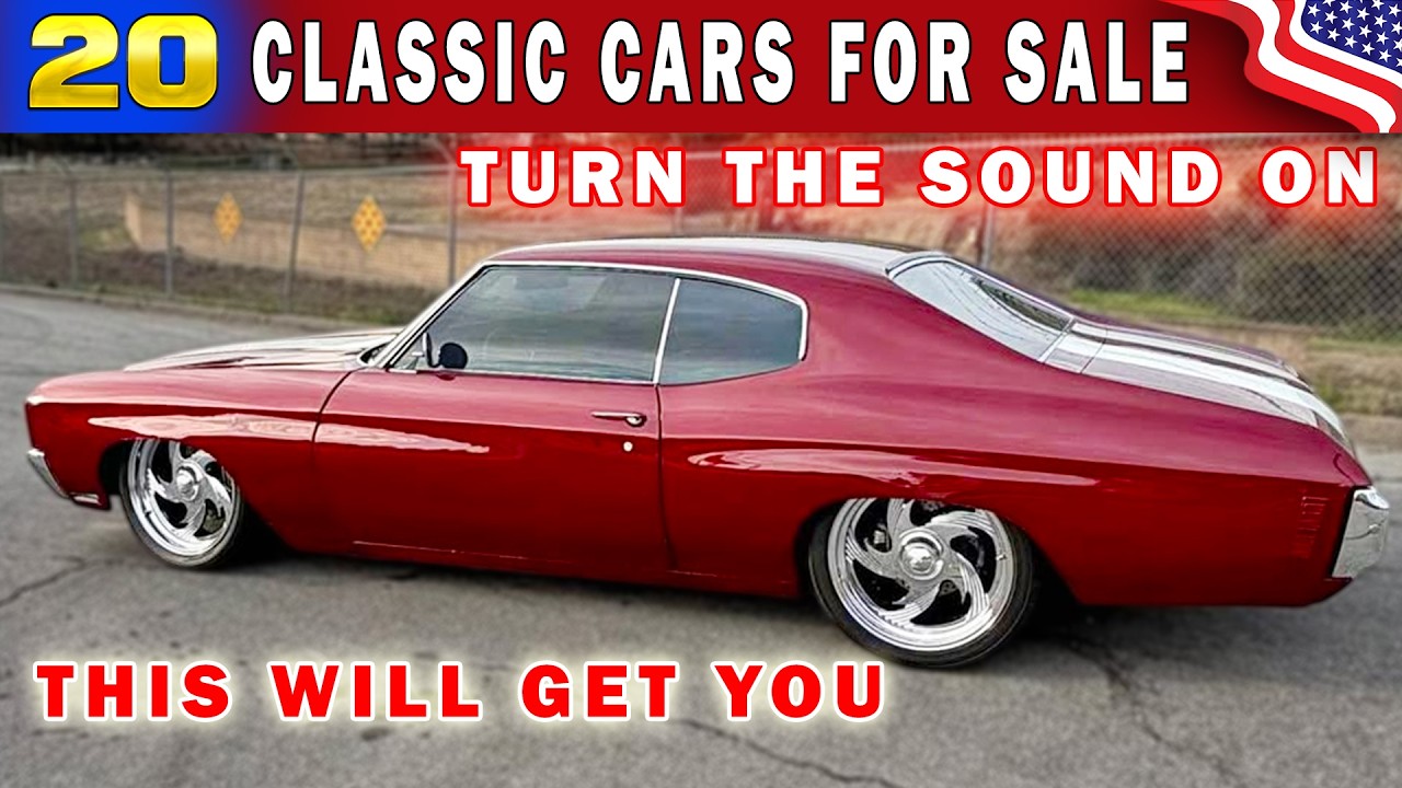 These 20 Classic Cars for Sale Sound Absolutely Unreal🚗💥