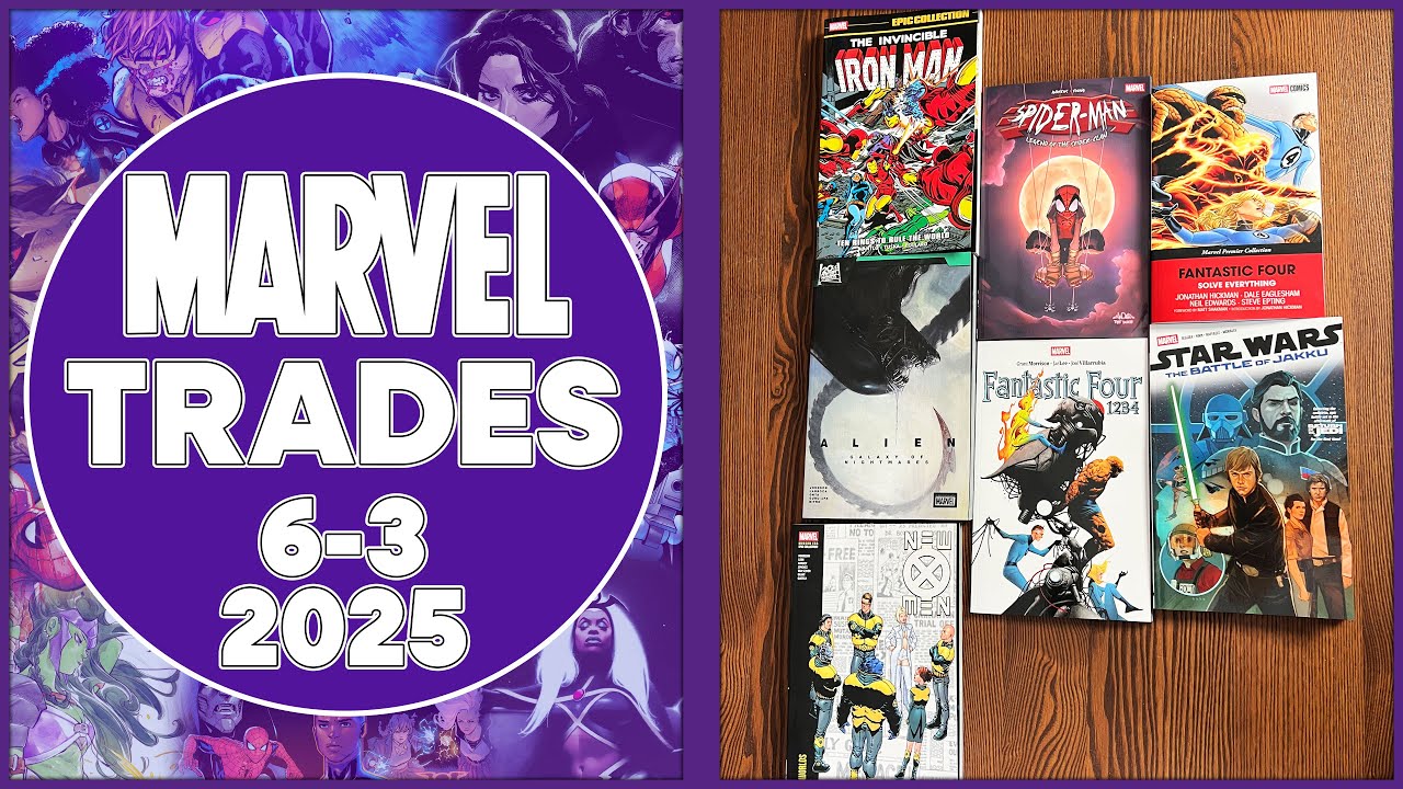 Marvel Books 6/2/25 | New X-Men Epic: New Worlds | Iron Man Epic: Ten Rings To Rule The World