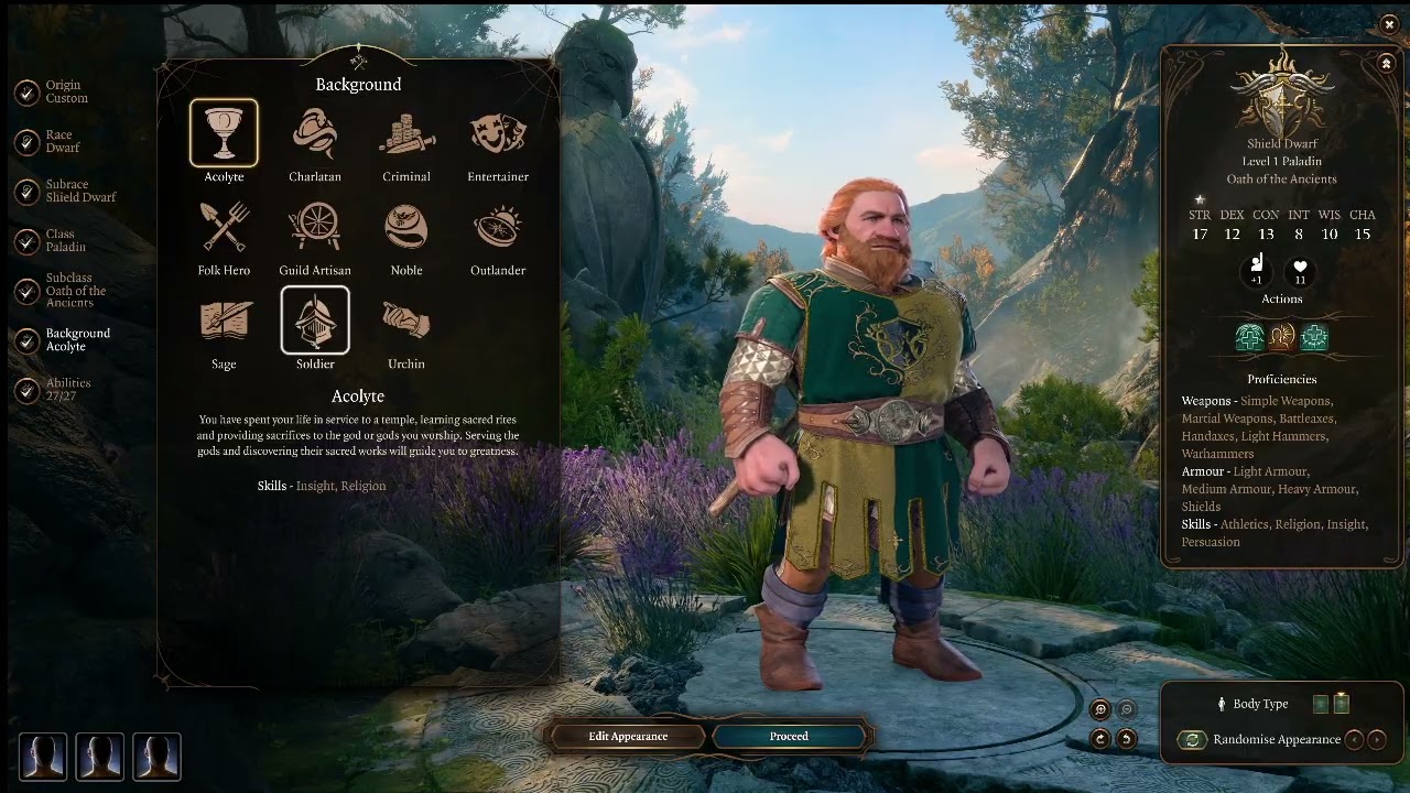 Baldur's Gate 3 Gameplay Ep. 1 Your Paladin Dwarf is here