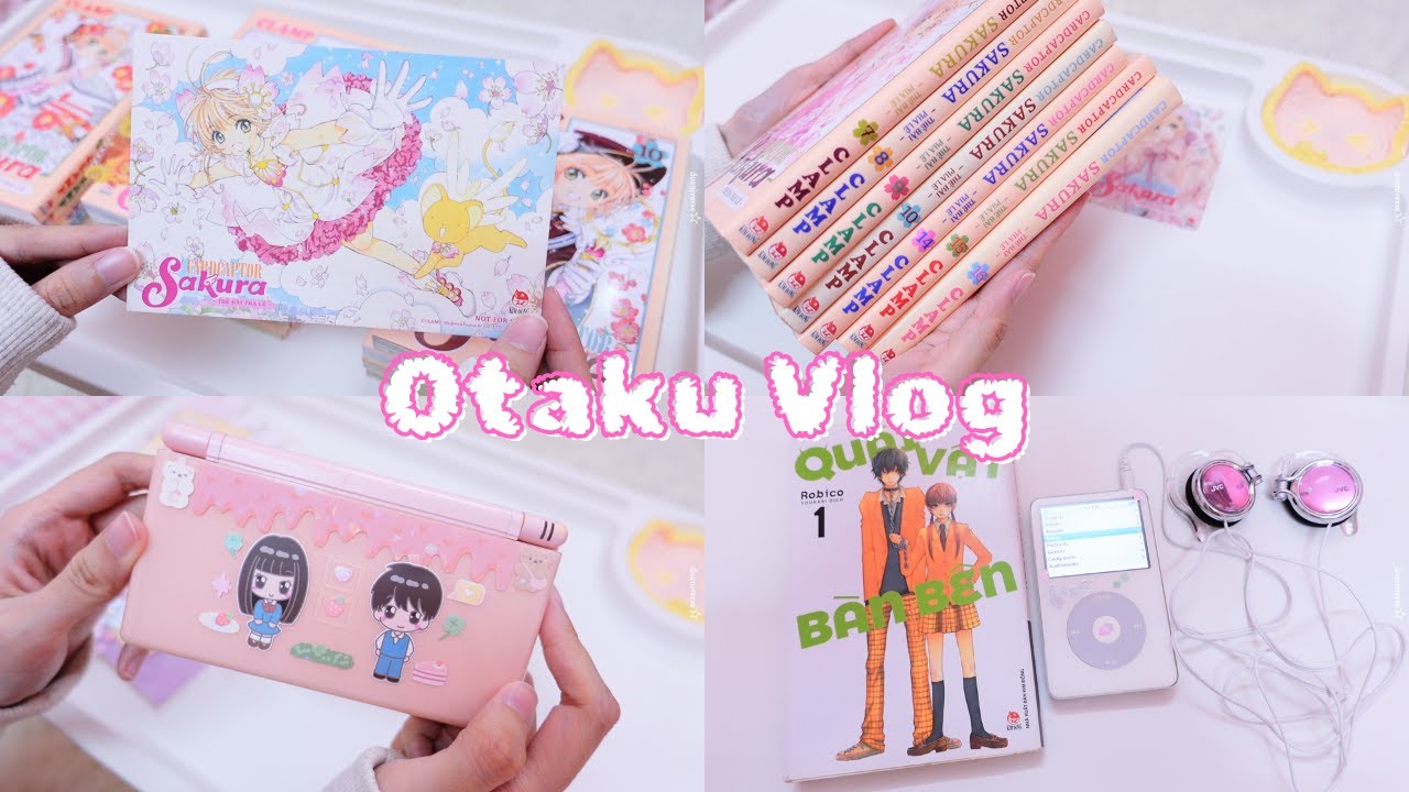 OTAKU VLOG ⋆.𐙚 ̊ Shoujo Girl | Cardcaptor Sakura | Decorate my Nintendo DS | Reading Manga ⋆˚𝜗𝜚˚⋆