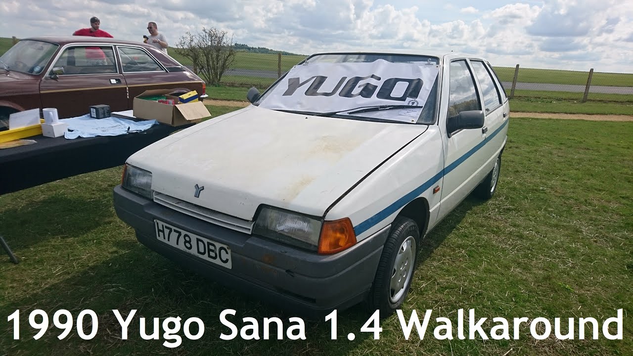 Ex-HubNut 1990 Yugo Sana (Florida) 1.4 Walkaround at the Fuel Power Party - Lloyd Vehicle Consulting