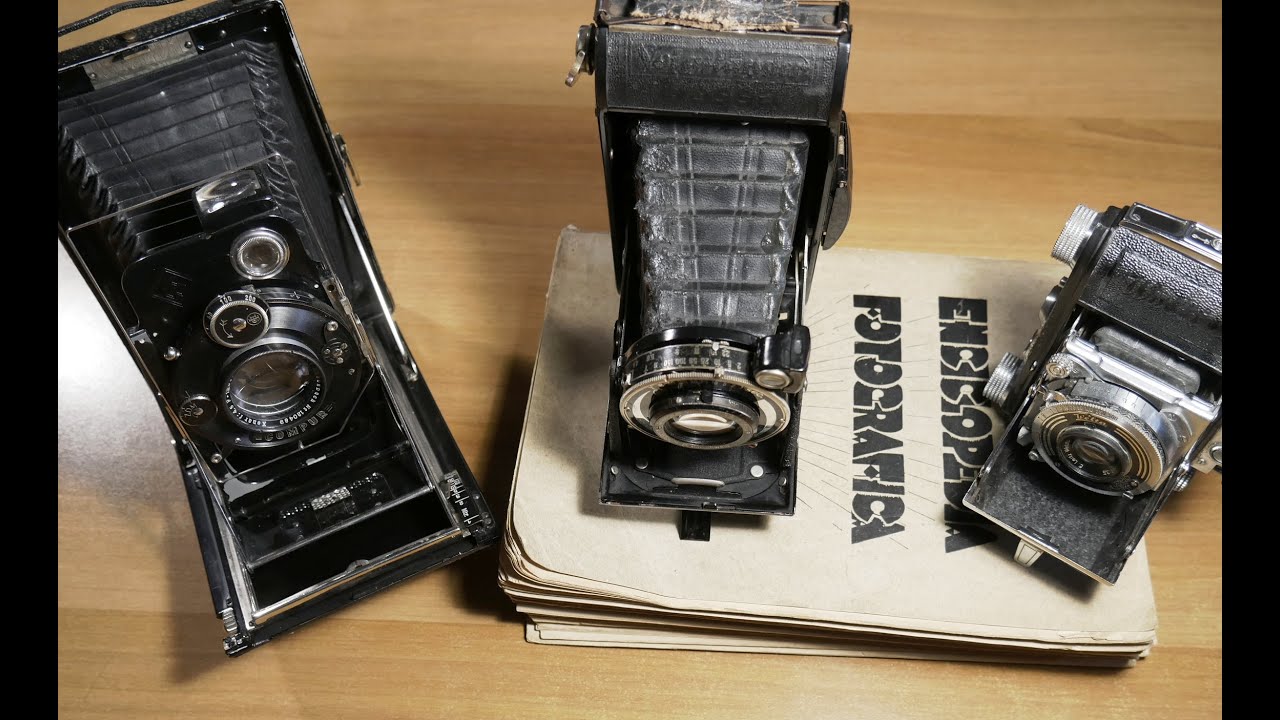 La prova del Leitz Elmar 50 mm e di altre due fotocamere d'epoca, e i professori.