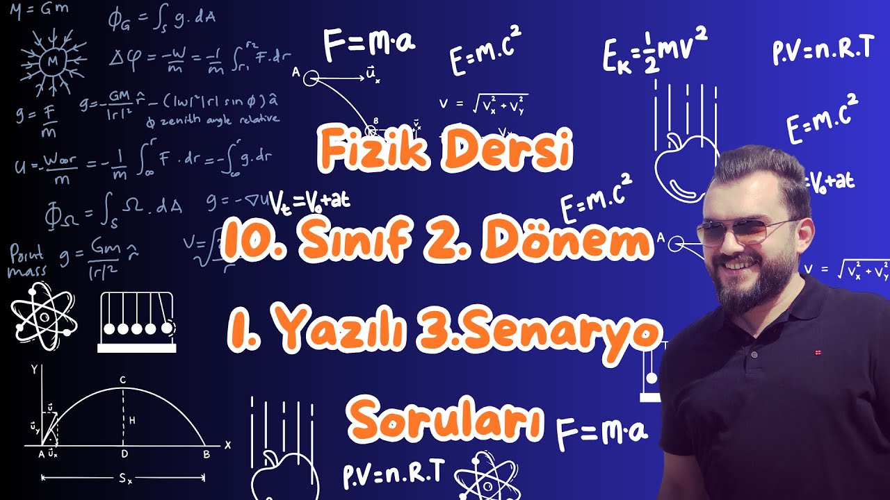 Fizipedia Yayınları 10.Sınıf 2.Dönem 1 .Yazılı  3.Senaryo 2024-2025