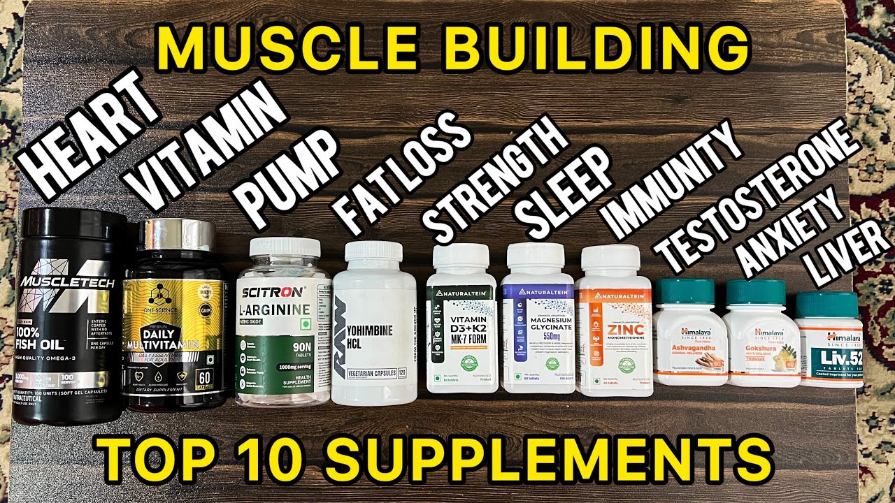 Top 10 Supplements for Muscle Building & Recovery | Full Guide