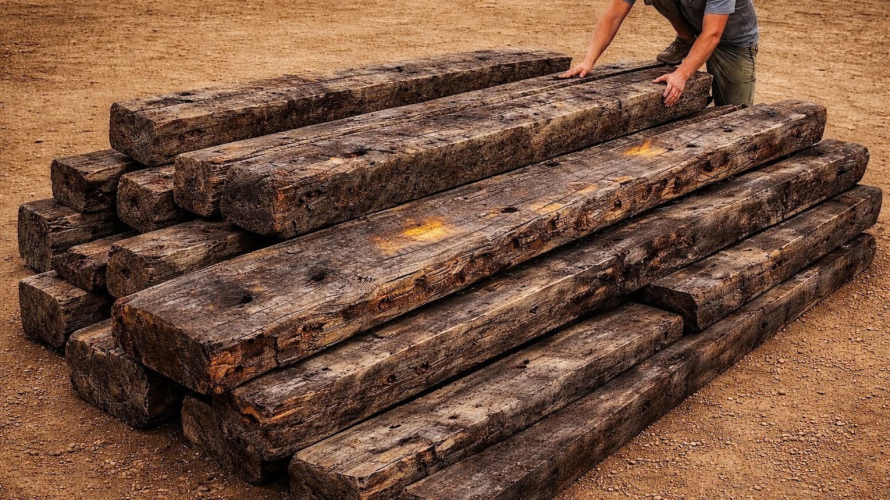 This Man Used Old, Aged Wood To Make A Bed For A 77-year-old Man,Which Surprised The Old Man Greatly