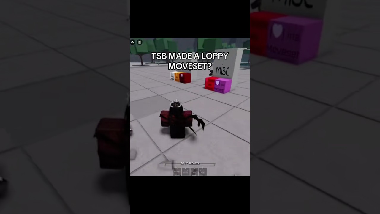 TSB MADE A LOPPY MOVESET? 😭 #roblox #funny #thestrongestbattlegrounds #tsb