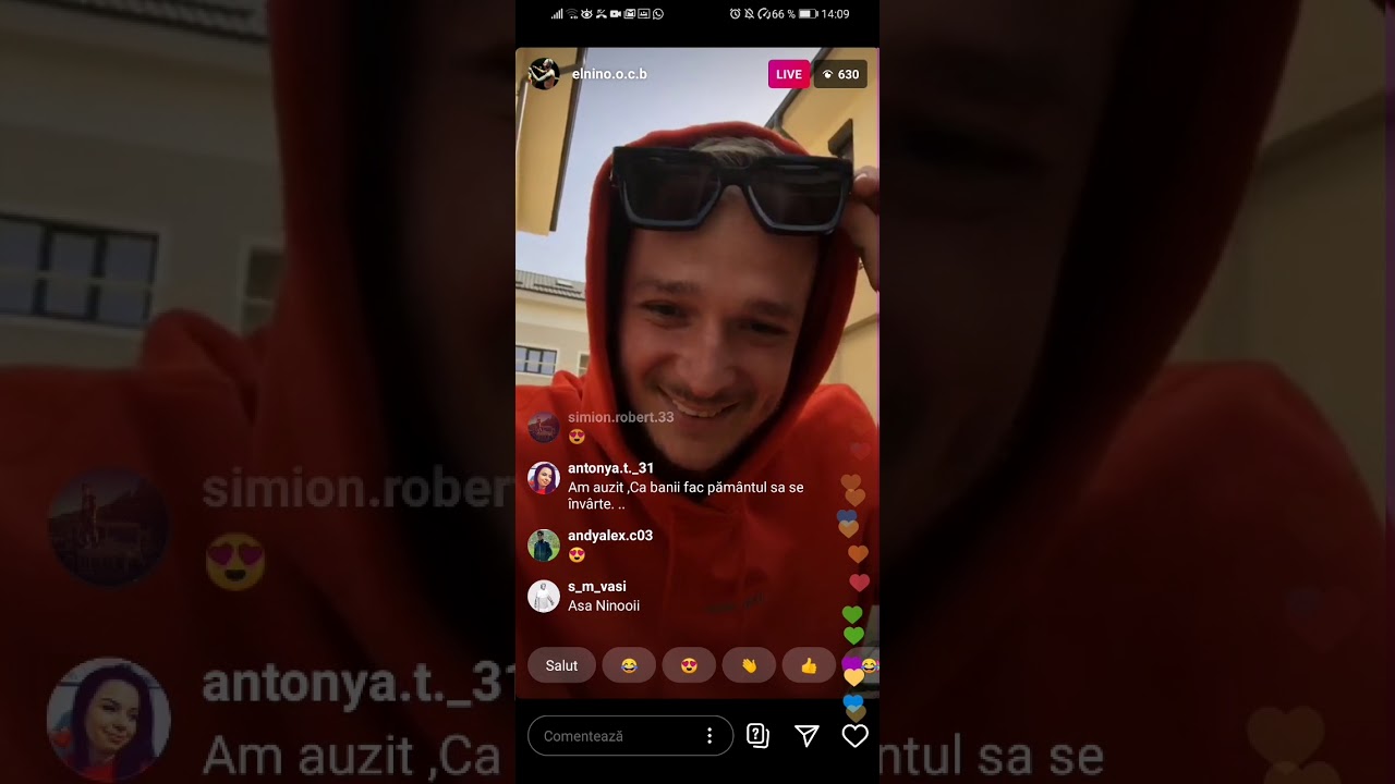 El Nino cântă pe LIVE.